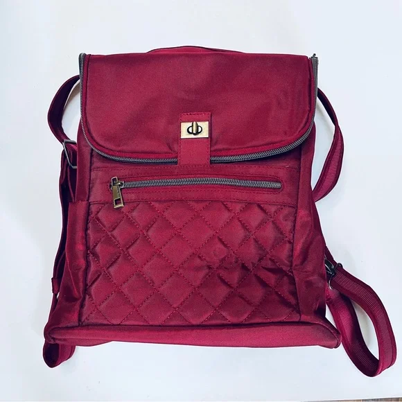 Travelon | Bags | Travelon Antitheft Foldover Quilted Berry  display picture 2